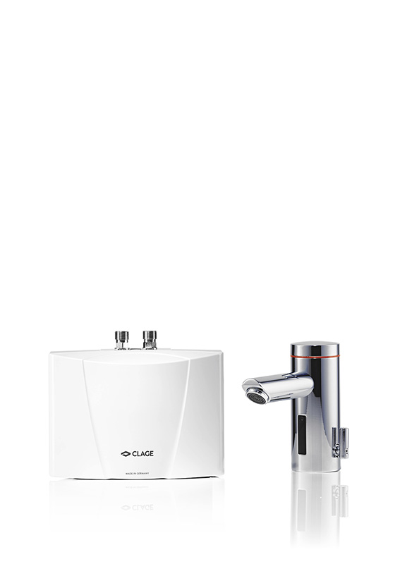 E-mini instant water heater with tap MBX Lumino
